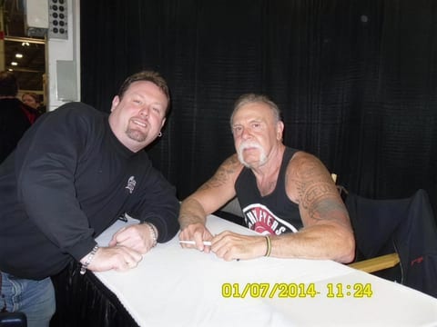 Chilling with Paul Sr. of Orange County Choppers.