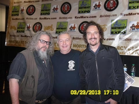Dad with Tig and Bobby.