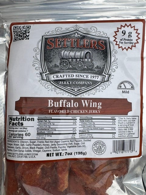 Buffalo Wing Chicken Jerky