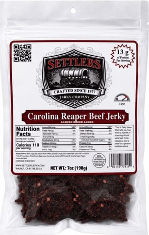 Carolina Reaper Beef Jerky