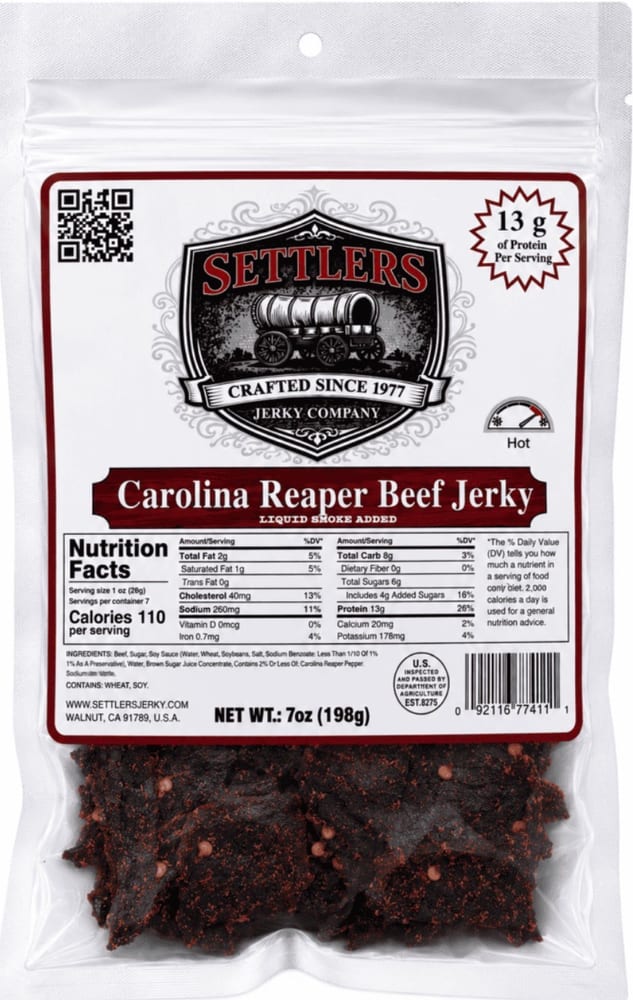 Carolina Reaper Beef Jerky