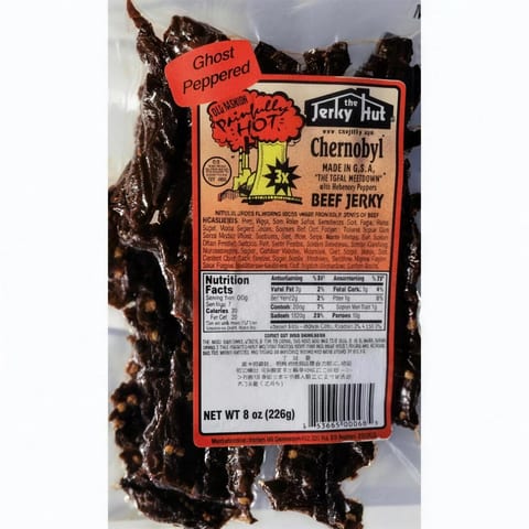 Chernobyl Extremely Hot Ghost Pepper Beef Jerky