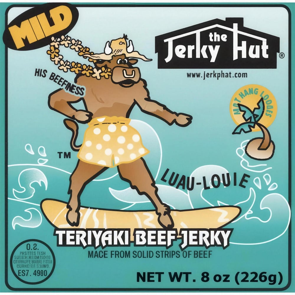 Luau Louie Mild Teriyaki Beef Jerky