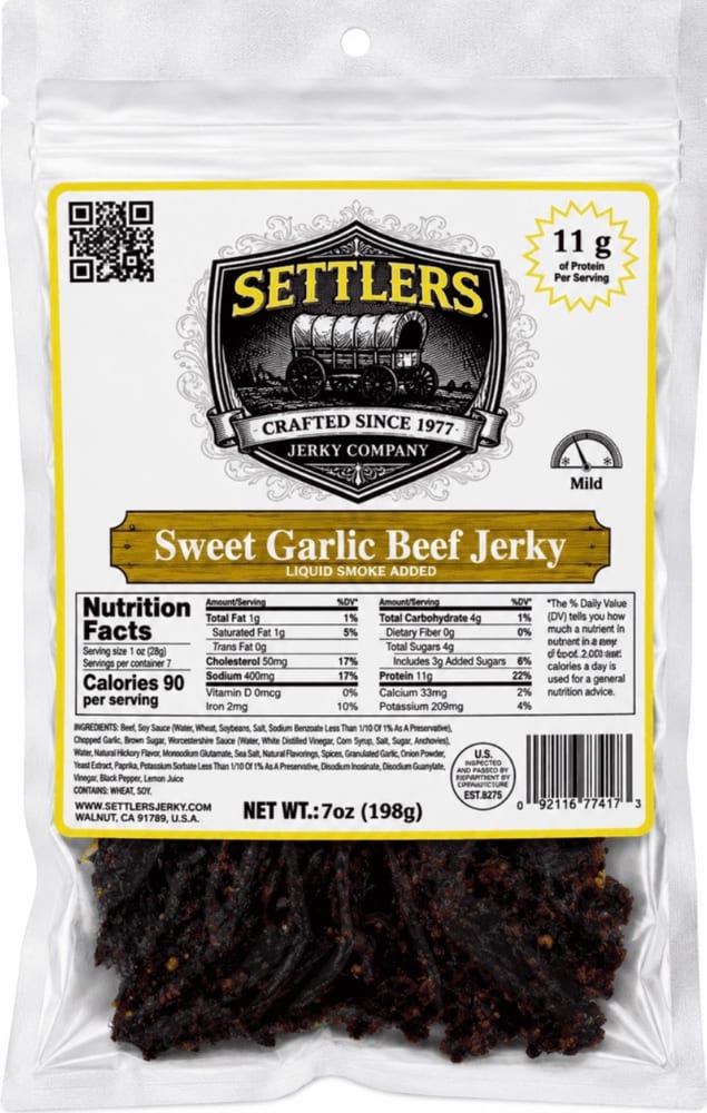 Sweet Garlic Beef Jerky