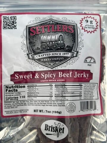 Sweet & Spicy Brisket Beef Jerky