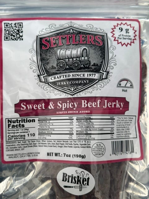 Sweet & Spicy Brisket Beef Jerky