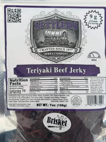 Teriyaki Brisket Beef Jerky