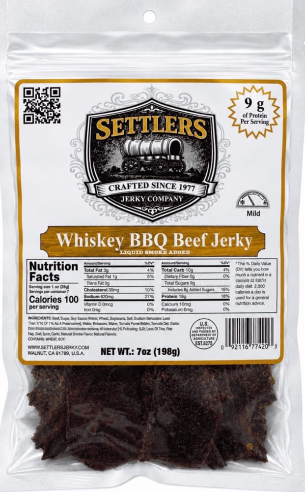 Whiskey BBQ Beef Jerky