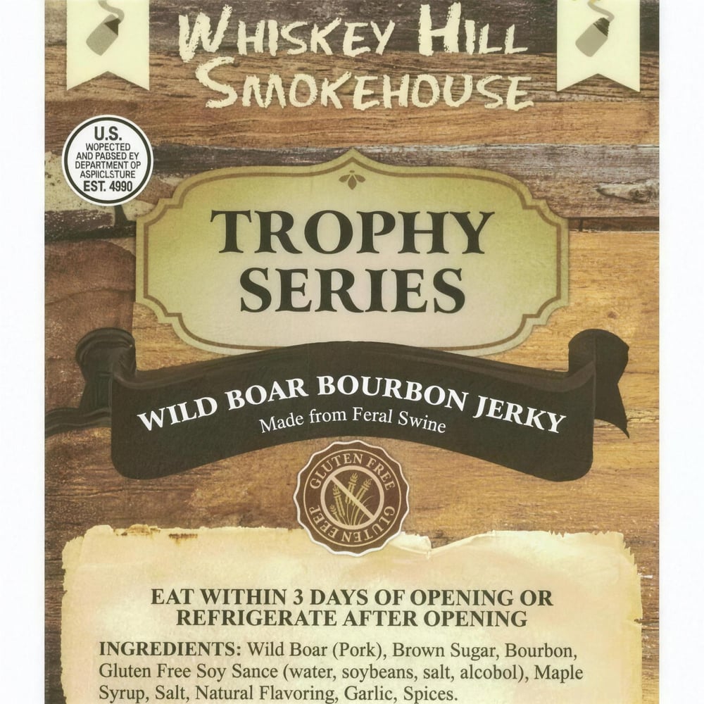 Wild Boar Bourbon Jerky